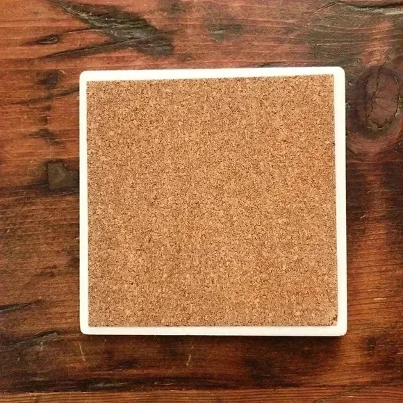 Ceramic Set of 4 Coasters Buffalo, NY with Artist-Drawn Buffalos NEW - Picture 4 of 4